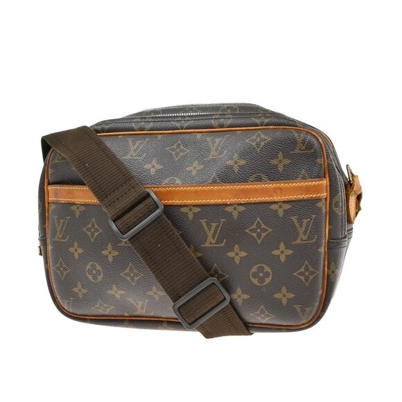 LOUIS VUITTON Reporter PM Crossbody Shoulder Bag Monogram Leather - Picture 1 of 5